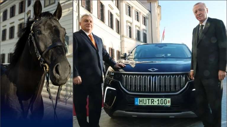 Τα... συμβολικά δώρα που αντάλλαξαν Όρμπαν - Ερντογάν: Ένα καθαρόαιμο άλογο κι ένα τούρκικο SUV - &quot;Είμαστε έθνη ιππέων&quot;