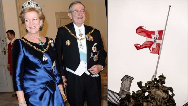 Πένθος στα Ανάκτορα της Δανίας για τον τέως βασιλιά Κωνσταντίνο: Μεσίστιες οι σημαίες