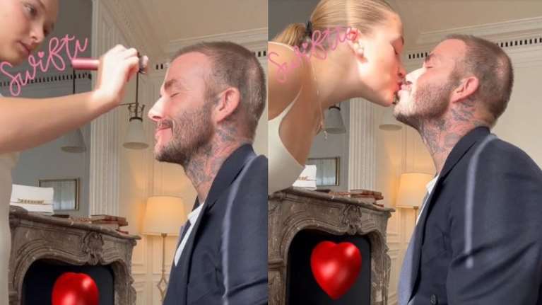 Σάλος με το φιλί που έδωσε ο Ντέιβιντ Μπέκαμ στη 12χρονη κόρη του: Η ανάρτηση που έβαλε φωτιές