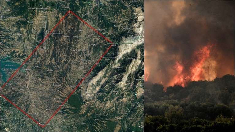 Φωτιές σε Ηλεία και Αχαΐα: Ενεργοποιήθηκε η ευρωπαϊκή υπηρεσία Copernicus - Για την αντιμετώπιση των έκτακτων αναγκών