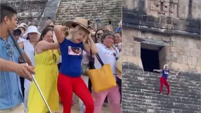 Πυραμίδα των Μάγια: Εξοργισμένο πλήθος μπουγέλωσε τουρίστρια που χόρεψε πάνω σε ένα από τα επτά θαύματα του κόσμου