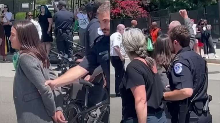 Χαμός με την Αμερικανίδα βουλευτή που υποκρίθηκε ότι της πέρασαν χειροπέδες σε διαμαρτυρία για τις αμβλώσεις - Τι απαντά