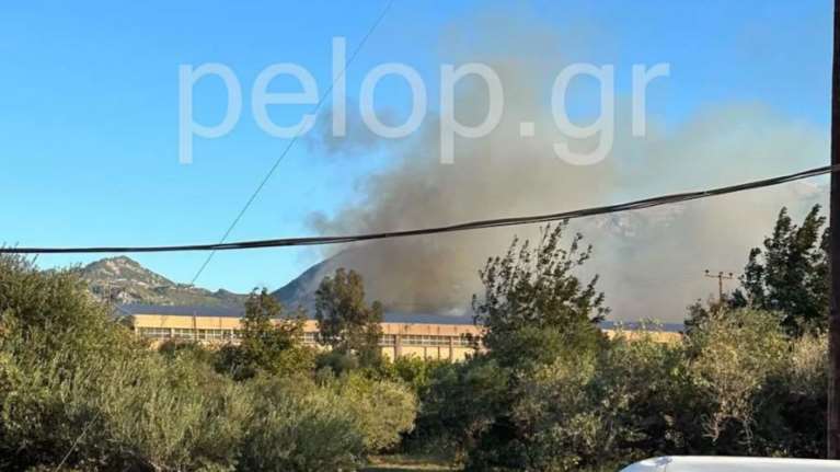 Φωτιά στην Πάτρα: Πυρκαγιά στην περιοχή Πλατάνι, κοντά στο επιστημονικό πάρκο