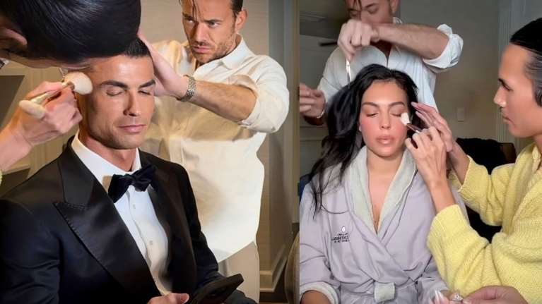 Ρονάλντο και Χεορχίνα στη δεξίωση του Τραμπ: Ο Έλληνας κομμωτής που επιμελήθηκε το look του ζευγαριού