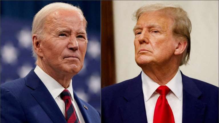 Σάλος μετά την ανάρτηση Τραμπ με τον Μπάιντεν δεμένο χειροπόδαρα - &quot;Θέλει αιματοχυσία&quot; λέει το Δημοκρατικό κόμμα