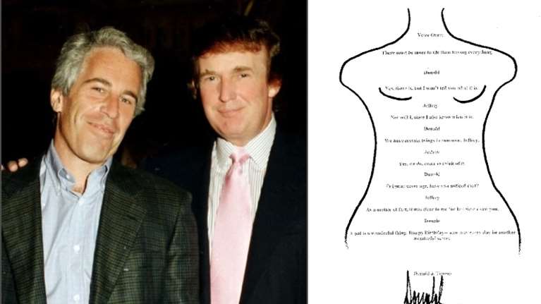 Αυτή είναι η ιδιόχειρη ευχετήρια κάρτα του Τραμπ προς τον παιδόφιλο Έπσταϊν: &quot;Δεν τη ζωγράφισε ο ίδιος&quot;, λέει ο Λευκός Οίκος