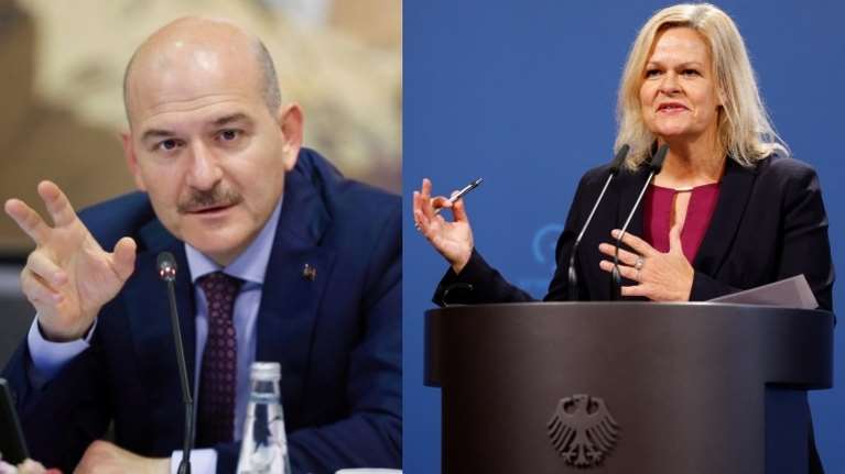 Φέζερ - Σοϊλού: Απίστευτη γερμανοτουρκική κόντρα μπροστά στις κάμερες για την επιχείρηση της Αγκυρας σε Συρία και Ιράκ