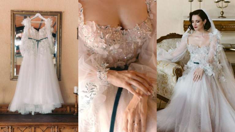 Ευγενία Δημητροπούλου: Παραθυμένιες φωτογραφίες με τη θεά νύφη και το υπέροχο νυφικό σε ρομαντικό boho στιλ