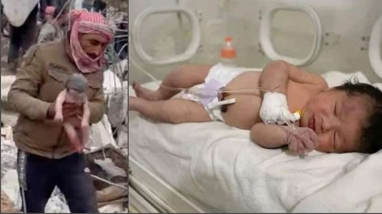 Τεράστια συγκίνηση για το νεογέννητο από τη Συρία μέσα στα χαλάσματα του σεισμού - Χιλιάδες προσφορές για υιοθεσία