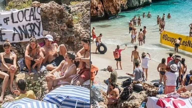 Εξω φρενών οι ντόπιοι με τους τουρίστες στη Μαγιόρκα: Τους φωνάζουν &quot;go, go, go&quot; και τους διώχνουν από τις παραλίες