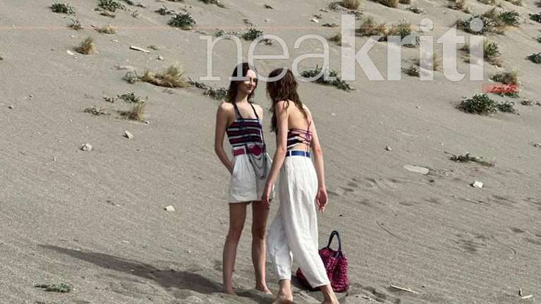 Κρήτη: Σε υπέροχες παραλίες του νησιού η φωτογράφιση της νέας συλλογής του Giorgio Armani [εικόνες]