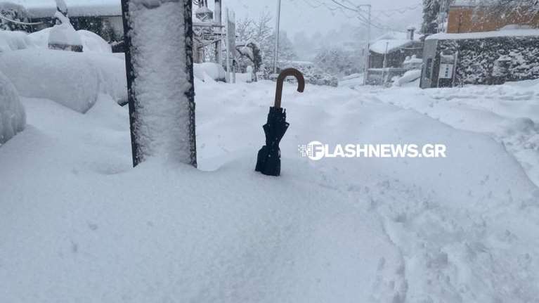 Προβλήματα από την κακοκαιρία Barbara και στα Χανιά - Αποκλεισμένο χωριό στα Σφακιά