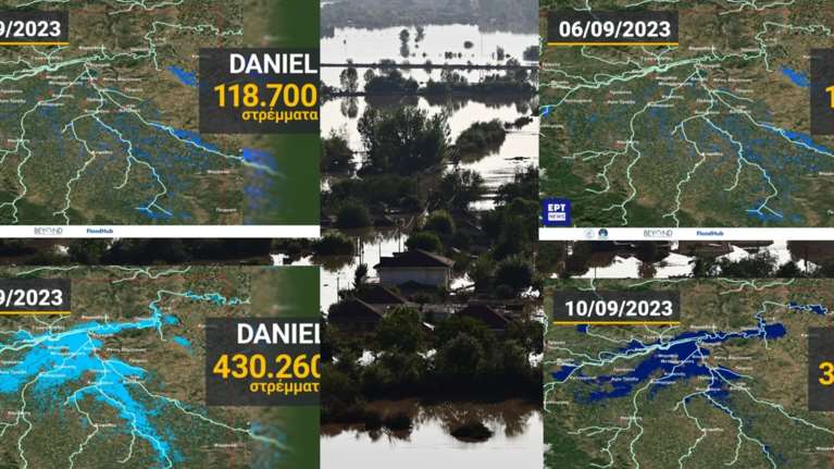 Κακοκαιρία Daniel: Η χαρτογράφηση της καταστροφής - Η πορεία, η κορύφωση και η αποδρομή της θεομηνίας που &quot;έπνιξε&quot; τη Θεσσαλία