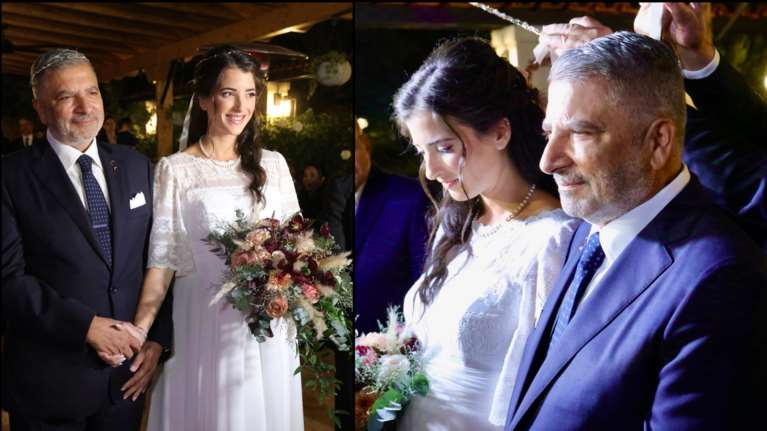 Οι πρώτες φωτογραφίες από τον γάμο του Γιώργου Πατούλη: Η πανέμορφη νύφη με το ρομαντικό boho νυφικό και τις πέρλες