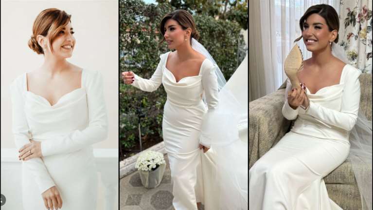 Γεωργία Πολυτάνου: Η προετοιμασία της νύφης στο πατρικό της στη Θήβα, το μακιγιάζ και η λεπτομέρεια στο νυφικό που δεν είχαμε δει