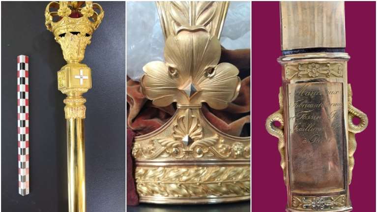 Βρέθηκαν στο Τατόι τα βασιλικά εμβλήματα του Οθωνα - Σκήπτρο, στέμμα και ξίφος του 19ου αιώνα [εικόνες]