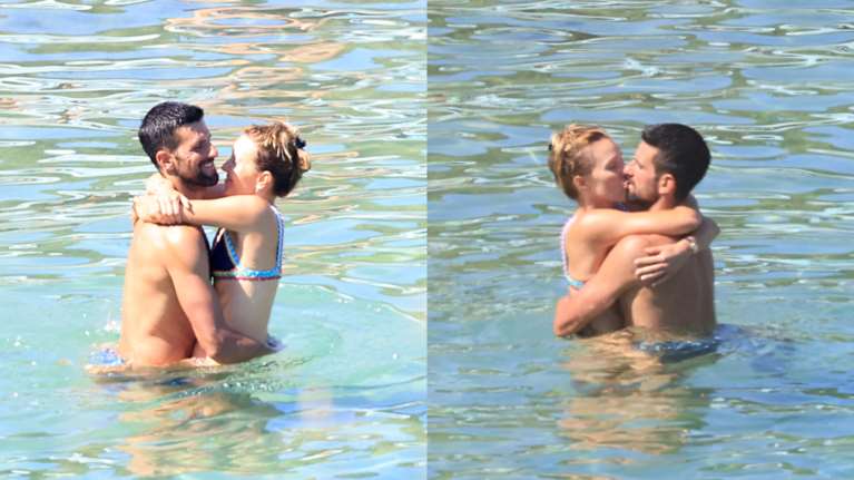 Νόβακ Τζόκοβιτς: Ερωτευμένος μετά από 11 χρόνια γάμου - Τα καυτά φιλιά με τη σύζυγό του στη Μύκονο [εικόνες]