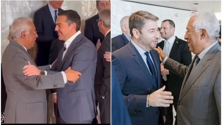 &quot;Παγωμένη&quot; μονομαχία Τσίπρα - Ανδρουλάκη στις Βρυξέλλες: Οι φωτογραφίες, το αεροπλάνο και η ατάκα που άναψε φωτιές