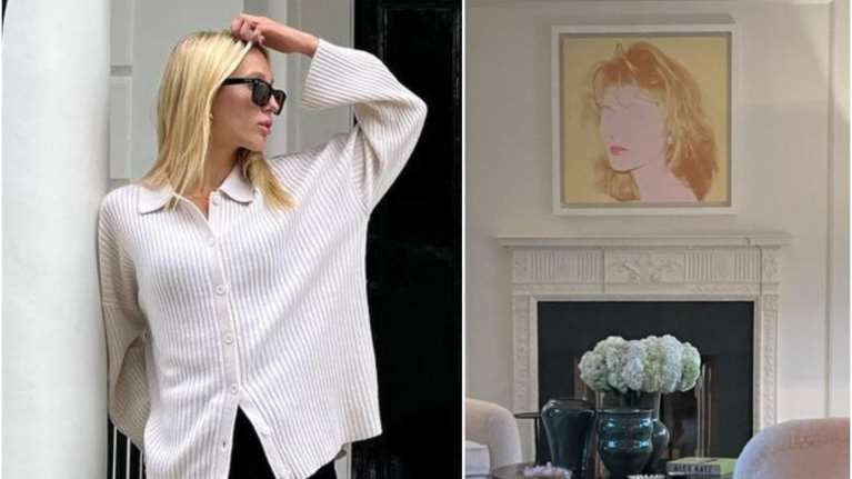 Λευκοί καναπέδες, φρέσκα λουλούδια και πανάκριβα έργα τέχνης: Η Μαρία Ολυμπία μας έδειξε το &quot;λευκό&quot; σπίτι της