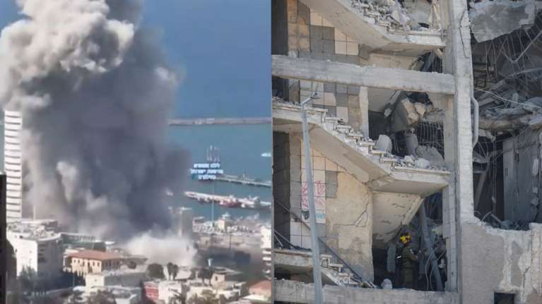 Ισραήλ: Μία νεκρή και 23 τραυματίες από την ιρανική επίθεση - Η στιγμή που πύραυλος χτυπά τη Χάιφα [βίντεο]