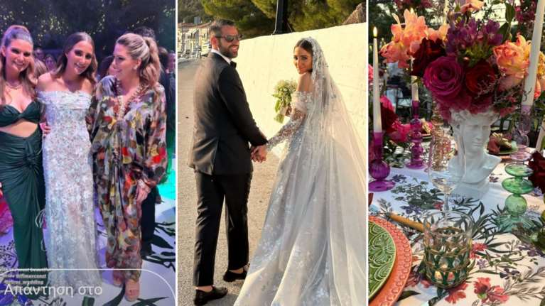 Γάμος billionaire στον Πόρο: Το έξωμο νυφικό, το χλιδάτο πάρτι με Star Wars και Ρέμο και η πλούσια διακόσμηση