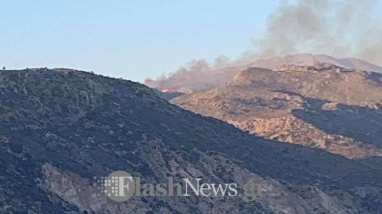 Χανιά: Σε ύφεση η πυρκαγιά σε ορεινή περιοχή του Δήμου Καντάνου-Σελίνου
