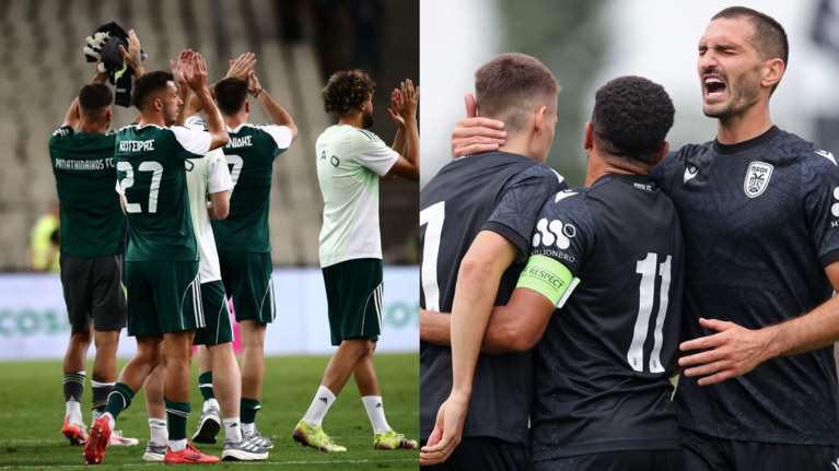 Οι επόμενοι αντίπαλοι για Παναθηναϊκό και ΠΑΟΚ στις ευρωπαϊκές διοργανώσεις