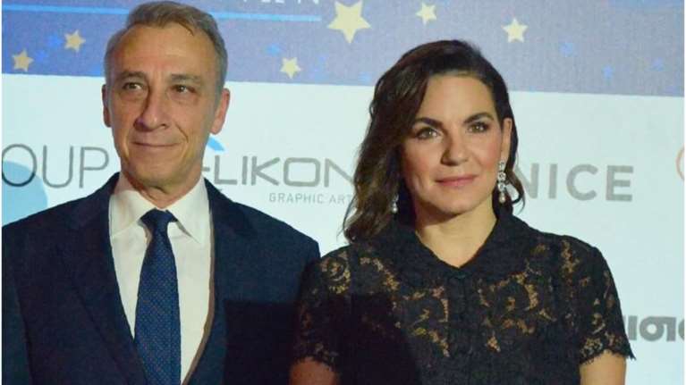 Όλγα Κεφαλογιάννη: Η glam εμφάνιση με σιθρού δαντελένιο φόρεμα σε λαμπερή εκδήλωση στο Ecali Club