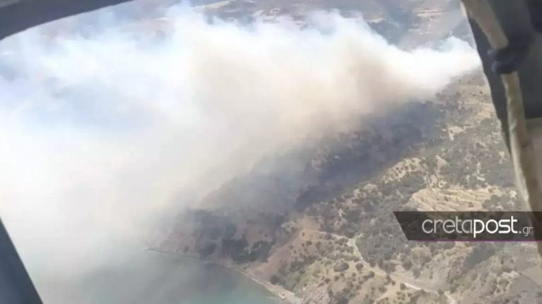 Φωτιά στο Ρέθυμνο: Εκκενώθηκε ξανά ο οικισμός του Αγίου Γεωργίου - Αναζωπυρώσεις σε Μέλαμπες και Αγία Γαλήνη  [εικόνες-βίντεο]