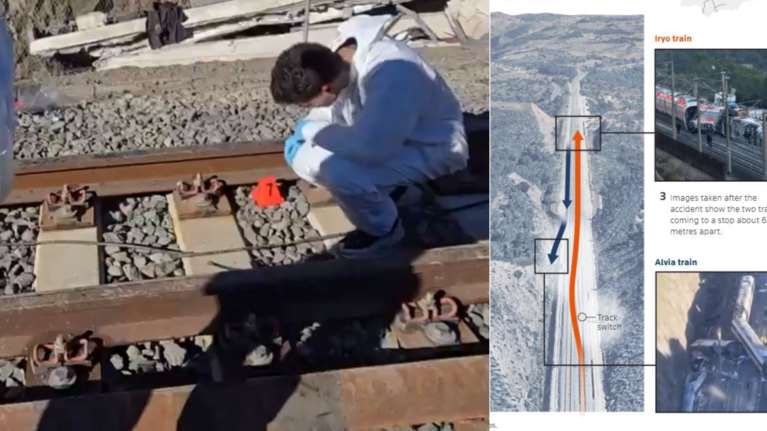 Τραγωδία στην Ισπανία: Σπασμένος σύνδεσμος στις ράγες - Σχεδιάγραμμα με το πώς έγινε το δυστύχημα