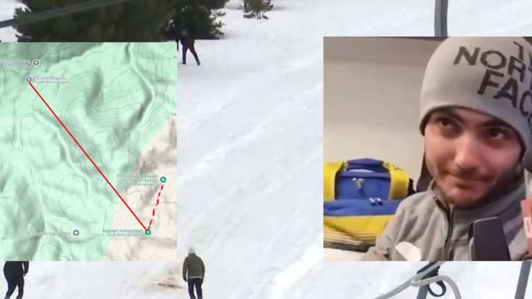 Σέλι: Τα πρώτα λόγια του 23χρονου Παναγιώτη - &quot;Ήμουν τυχερός, είχα πίστη στον Θεό&quot; - Περπάτησε δύο ώρες στο χιόνι μέχρι το καταφύγιο
