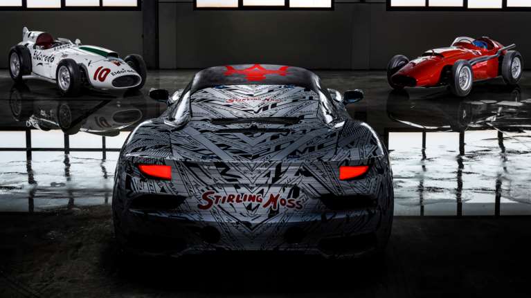 Ενα πρωτότυπο της νέας Maserati MC20 αφιερωμένο στον Sir Stirling Moss