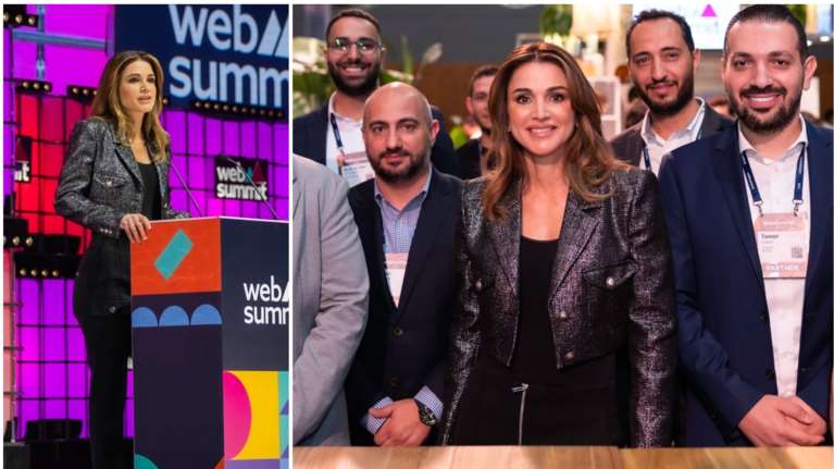 Ακατάλληλο για royals: Το metallic τουίντ σακάκι της βασίλισσας Ράνια που ανέβασε το power dressing σε άλλο επίπεδο