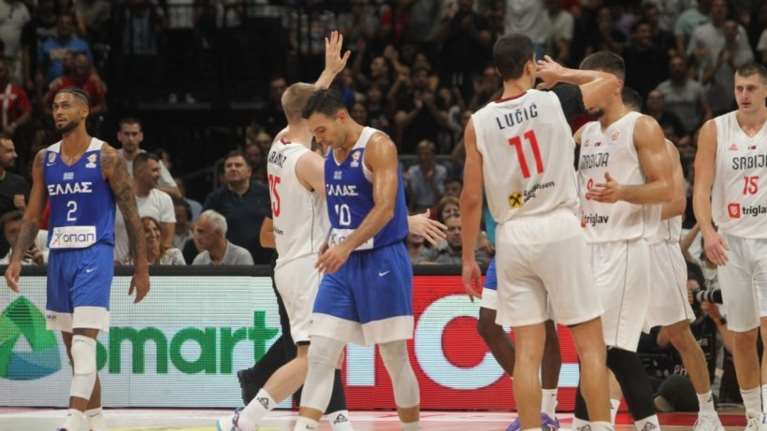 Μπάσκετ: Η βαθμολογία στον όμιλο της Εθνικής μετά την ήττα από την Σερβία