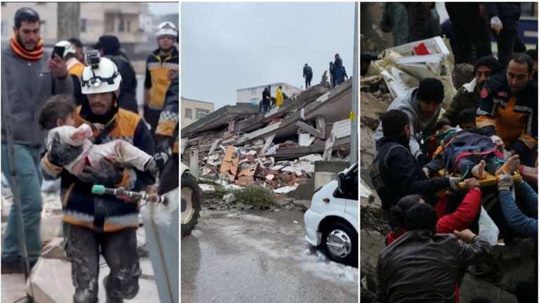 Σκηνές Αποκάλυψης στην Τουρκία: Κτίρια καταρρέουν σαν τραπουλόχαρτα, εγκλωβισμένοι φωνάζουν μέσα στα συντρίμμια [βίντεο]