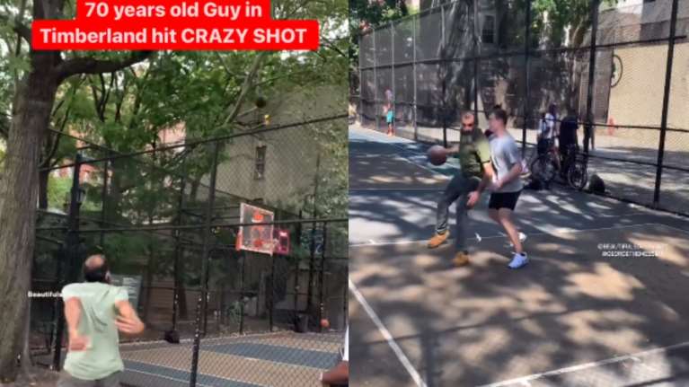 Viral ο 70χρονος Έλληνας ταξιτζής στη Νέα Υόρκη που &quot;διδάσκει&quot; μπάσκετ - Σκοράρει από παντού [βίντεο]