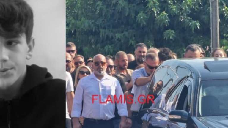 Άρτα: Σπαραγμός στο τελευταίο &quot;αντίο&quot; στον 14χρονο Σπύρο - Τραγικές φιγούρες οι γονείς του - &quot;Ψηλά το κεφάλι&quot; φώναζε ο πατέρας του