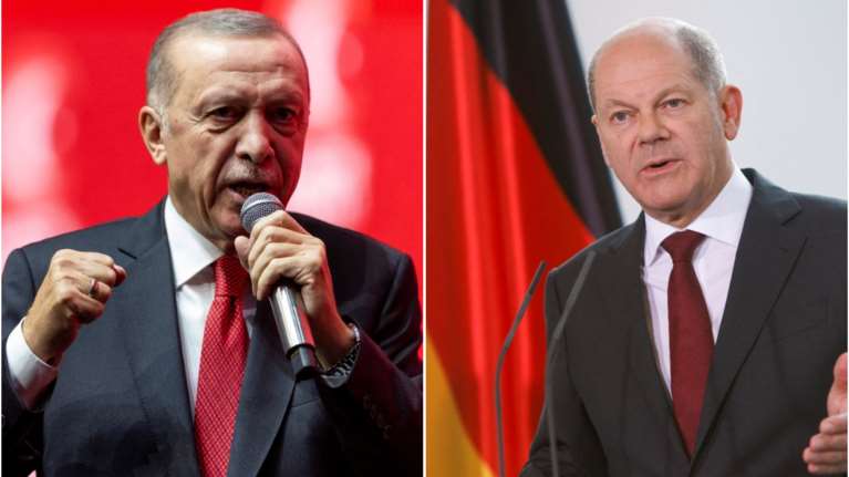 Διαμαρτυρήθηκε στον Σολτς ο Ερντογάν: Ζήτησε ουδέτερη στάση της Γερμανίας στα ελληνοτουρκικά