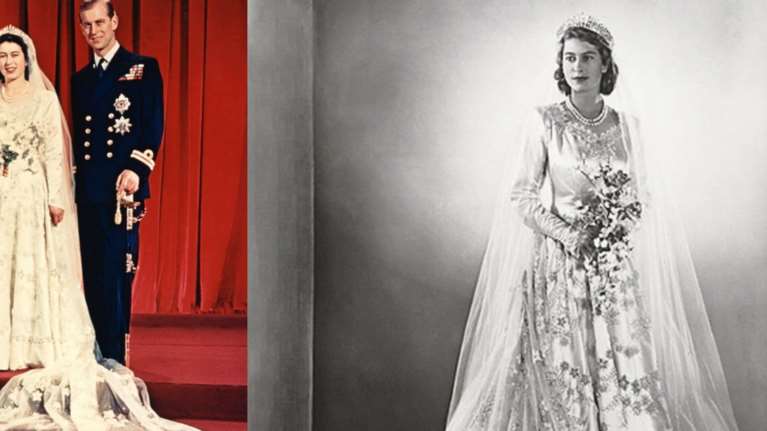 Σε έκθεση μόδας το υπέροχο νυφικό της Ελισάβετ - Χρειάστηκαν 350 μοδίστρες και 10.000 μαργαριτάρια - Πόσο θα κόστιζε σήμερα