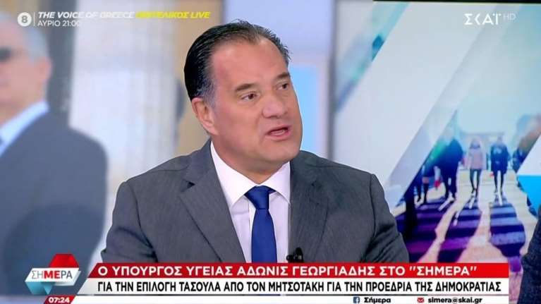 Γεωργιάδης: Λάθος της Σακελλαροπούλου που πήγε σε εκείνο το τραπέζι μετά το νομοσχέδιο για τoν γάμο των ομοφυλόφιλων