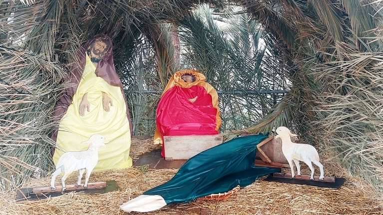 Πάρος: Άγνωστοι έκλεψαν το "Θείο Βρέφος" από τη φάτνη στην Εκατονταπυλιανή [εικόνες]