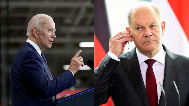 Τηλεφωνική συνομιλία Σολτς-Μπάιντεν: Καταδικάζουν την προσάρτηση των ουκρανικών περιοχών από την Ρωσία