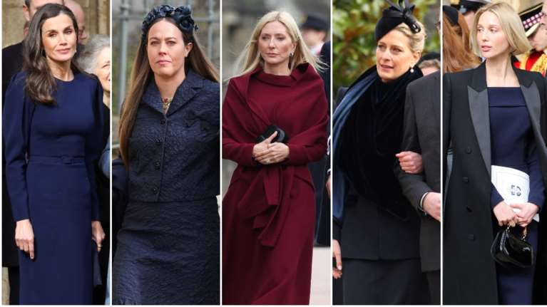 Πένθιμες στο Γουίνδσορ: Οι royals με μπλε και μαύρο, η Μαρί Σαντάλ που ξεχώρισε και η Νίνα Φλορ που ήταν η πιο εντυπωσιακή