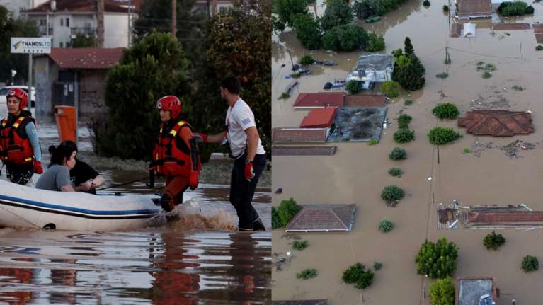 Ολονύχτια αγωνία στη Λάρισα - Μάχη να μην μπει στην πόλη ο Πηνειός - SOS εκπέμπουν η Φαρκαδόνα και η Πηνειάδα [Εικόνες - Βίντεο]