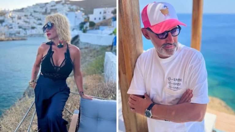 Ελεωνόρα Ζουγανέλη και Νίκος Συρίγος ζουν τον έρωτά τους στην Αστυπάλαια [εικόνες]