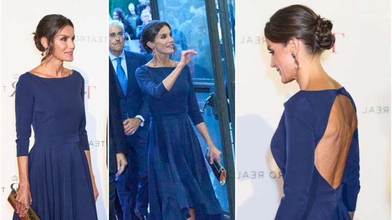 Ακατάλληλη η βασίλισσα Λετίσια: Το σέξι εξώπλατο φόρεμα που κουρέλιασε το πρωτόκολλο