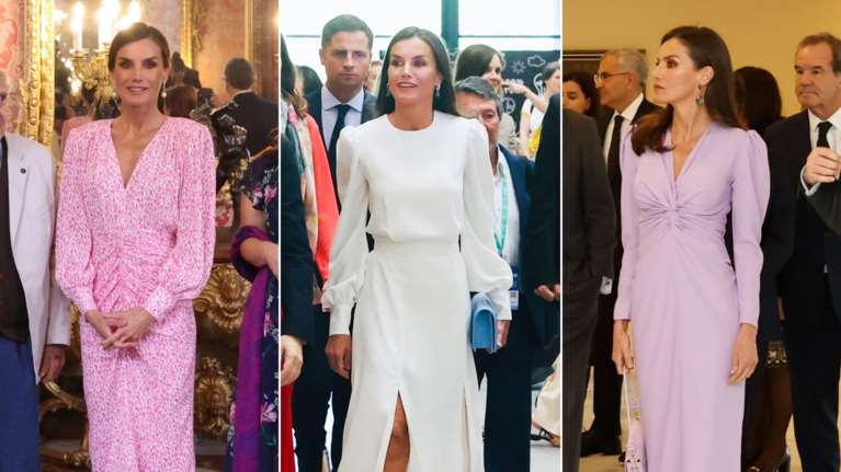 Aισθησιασμός, στιλ και γοητεία: Η βασίλισσα Λετίσια δημιουργεί τους δικούς της royal κανόνες μόδας με λευκό, τουίντ και φλοράλ