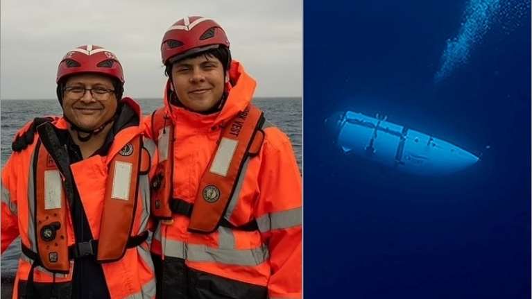 Ναυάγιο στον Τιτανικό: Η τελευταία φωτογραφία του Πακιστανού δισεκατομμυριούχου με τον 19χρονο γιο του πριν την τραγωδία