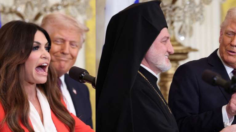 25η Μαρτίου: Ο Τραμπ υποδέχτηκε την ελληνική ομογένεια στον Λευκό Οίκο - &quot;Με εμάς θα κοιμάστε ήσυχοι τα βράδια&quot; είπε η Γκιλφόιλ [εικόνες - βίντεο]