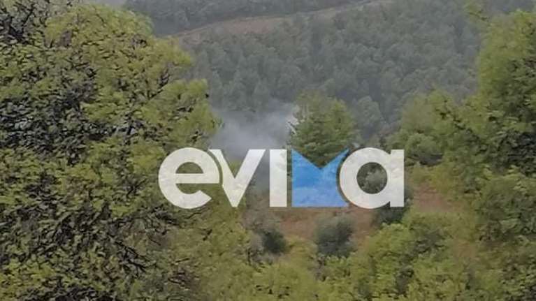 Φωτιά τώρα στην Εύβοια: Πυρκαγιά στα Καλύβια, ξέσπασε από κεραυνό